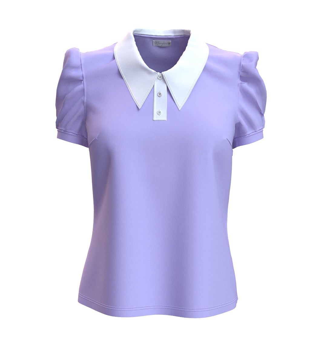 Pointed Collar Tech Polo