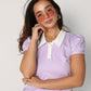 Pointed Collar Tech Polo