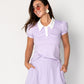 Pointed Collar Tech Polo