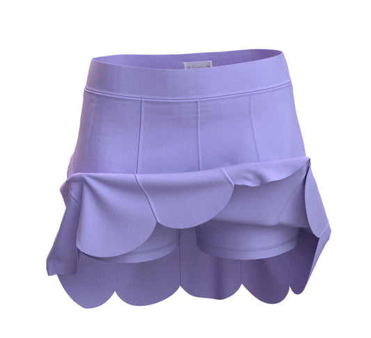 Scalloped Performance Skort