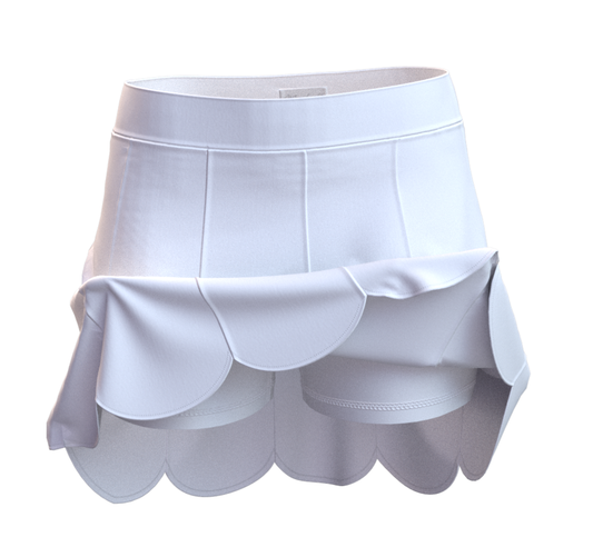 Scalloped Course Skort